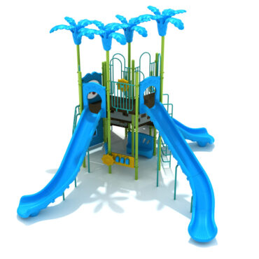 San Angelo Spark Playground Structure - Swamp Color Scheme