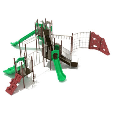 Oceanside Spark Playground Structure - Backwoods Color Scheme