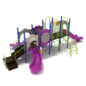 Barberton Spark Playground Structure - Electric Color Scheme