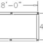 4' x 8' Rectangle Raised Garden Bed Dimensions
