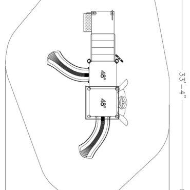 Tilly Tiger Tree House Playground Structure- Use Zone