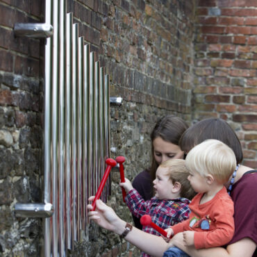 Mirror Chimes Outdoor Instrument