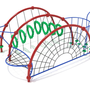 Elmer Fitness Structure - Front View in Beachball Color Scheme