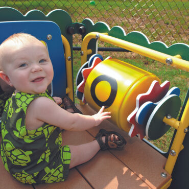 The Big Outdoors spinning gears for hands on fun