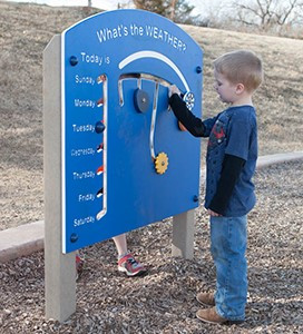 Big Toys Free Standing Weather Playground Panel