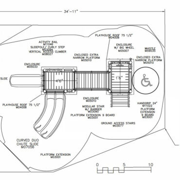 Alcove Structure - 2D Top View