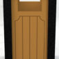 Frog Furnishings 32 Gallon Ridgeview Trash Receptacle - Cedar