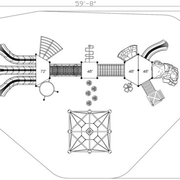 Maysville Play Structure - 2D View