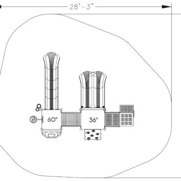 Ninnekah Play Structure - 2D View