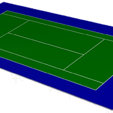 FlexCourt Junior 50x100 Tennis Court