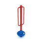 Freestanding Pod Climber - 1 Pod- Brick Red Post/Rail & Pacific Blue Plastic