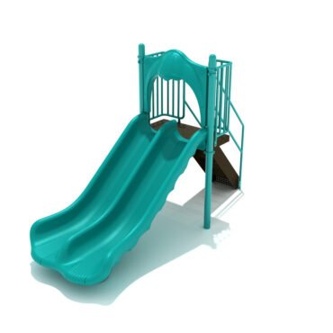 Teal Plastic, Teal Posts and Rails