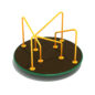 Radical Rotator with Sunglow Yellow Handles and Rainforest Green Outside Rim