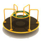 Kings Carousel Spinner - Sunglow Yellow Rails/Outer Rim and Rainforest Green Middle Circle