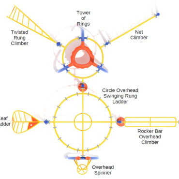 Gunnison Gorge Fitness Structure - Top View