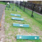 Hound Hurdles in Green