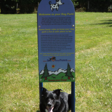 Custom Dog Park Rules Sign