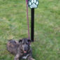 Dog-On-It Parks Poodle Parking Post is a great way to let customers know that your business if pet friendly