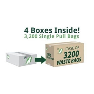Dog-On-It Parks Waste Can Single Pull Bags - 3200 count