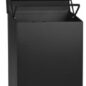 Square 11 Gallon Waste Can in Black