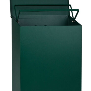 The Waste Can features a non-locking lid