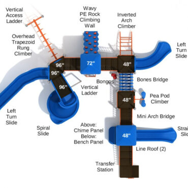 Middleberg Heights Spark Playground - Top View