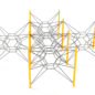 Constellation Station 3D Climber - Sunglow Yellow Post/Black Rope