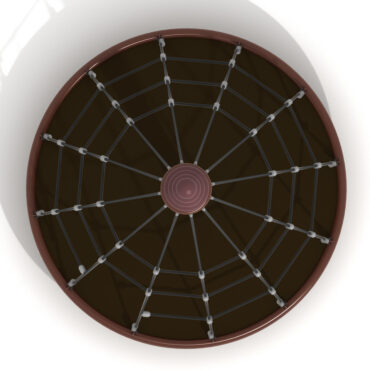 Starship Orbiter 3D Climber - Brown Post/Black Rope