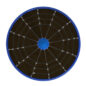 Starship Orbiter 3D Climber - Cobalt Blue Post/Black Rope