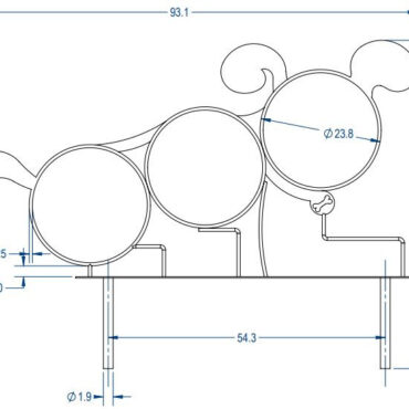 3 Hoop Dog Jump Dimensions