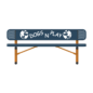 Comes with Dog Themed Bench