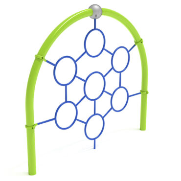 Sunrise Climber with Lime Green posts and Cobalt Blue Rails