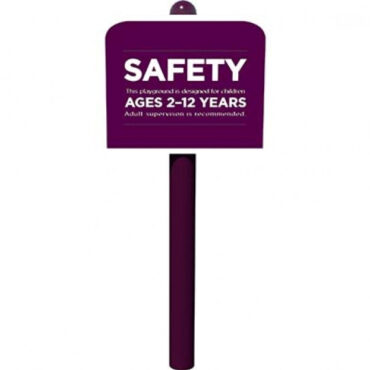 Safety Sign for Ages 2-12