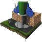 Discovery Center Ground Spike Mount