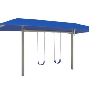 Single Post Swing Frame with Shade - 1 Bay