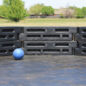 The sleek lines create a floor for easier Gaga Ball Pit play