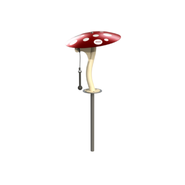 Red Mushroom Instrument - Inground Mount Option