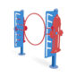 Adjustable Hoop Jump - Blue with red accents