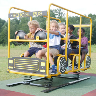 Infinity Playgrounds Rockin Time School Bus Spring Rider