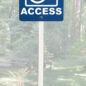 Handicapped Access sign