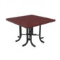 Square Patio Table - Punched Metal