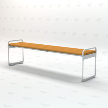 Plaza Backless Bench - Cedar