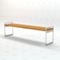 Plaza Backless Bench - Cedar