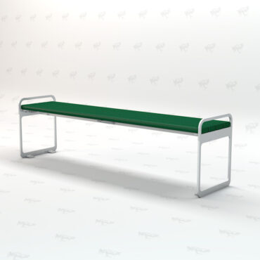 Plaza Backless Bench - Green