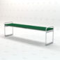Plaza Backless Bench - Green