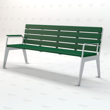 Plaza Bench - Green