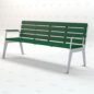 Plaza Bench - Green