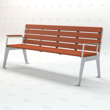 Plaza Bench - Redwood
