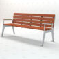 Plaza Bench - Redwood