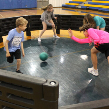 The portable Gaga Ball Pit is perfect for schools, churches and childcares who need an active game that can be set up in minutes!